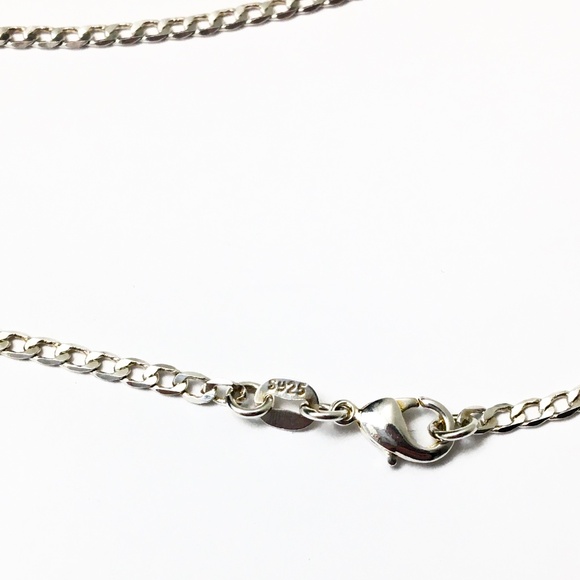 1928 Irish Silver Coin Necklace — 925 Sterling Silver Chain — 16-inch - Picture 4 of 5
